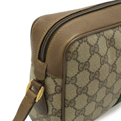 Gucci Vintage GG Plus Sherry Line Pochette Shoulder Bag Crossbody Beige Brown — view 7