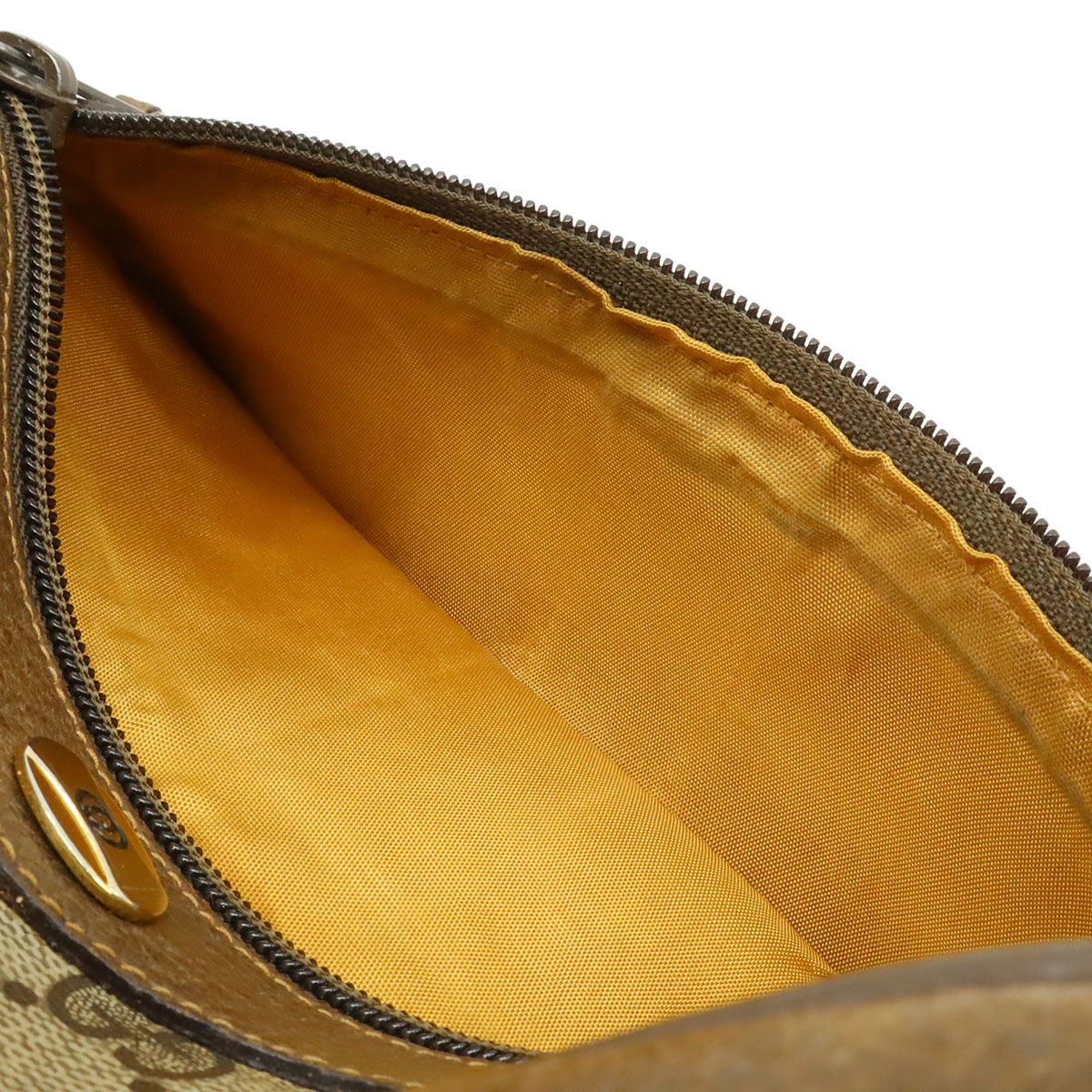 Gucci Vintage GG Plus Sherry Line Pochette Shoulder Bag Crossbody Beige Brown — view 6