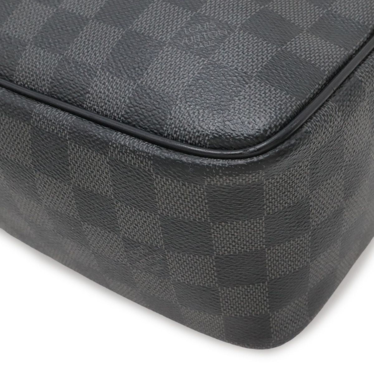 Louis Vuitton Damier Graphite Toilette Pouch Travel Clutch Handbag — view 3
