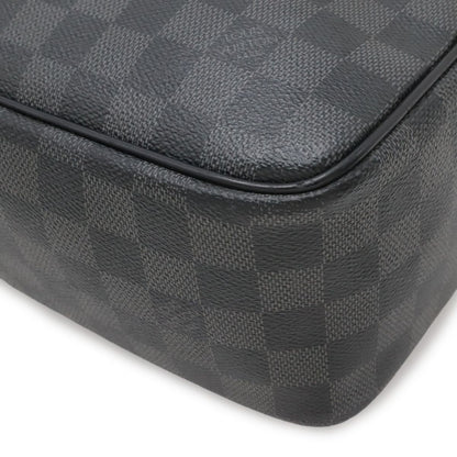 Louis Vuitton Damier Graphite Toilette Pouch Travel Clutch Handbag — view 3