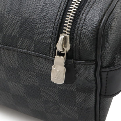 Louis Vuitton Damier Graphite Toilette Pouch Travel Clutch Handbag — view 4