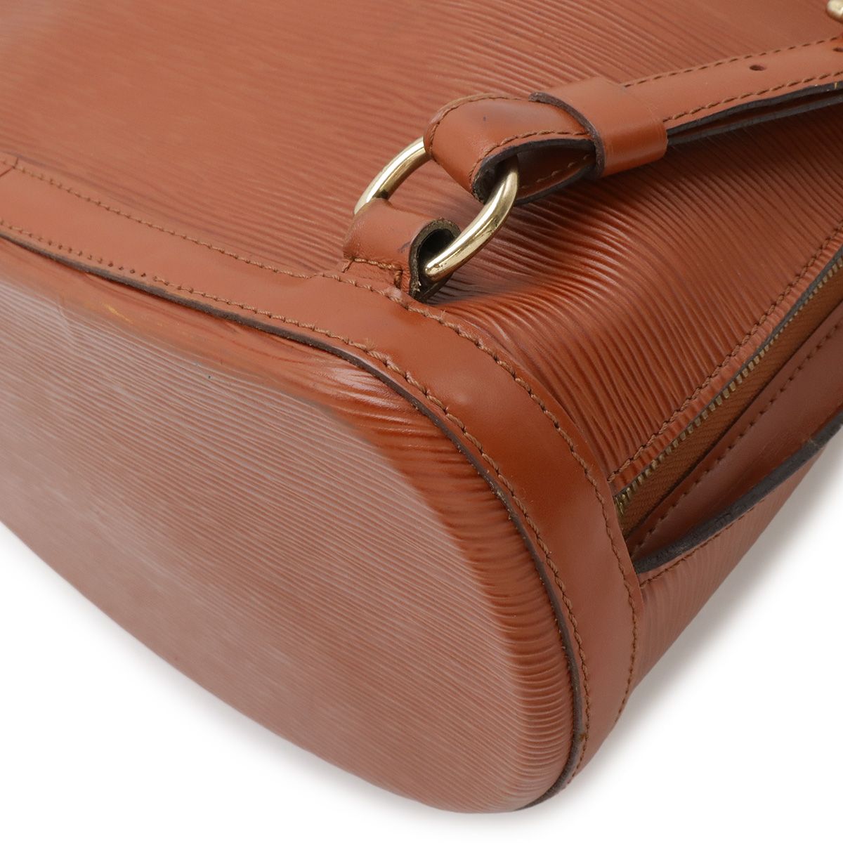 Louis Vuitton Epi Cobran Backpack Shoulder Bag Leather Kenya Brown — view 3