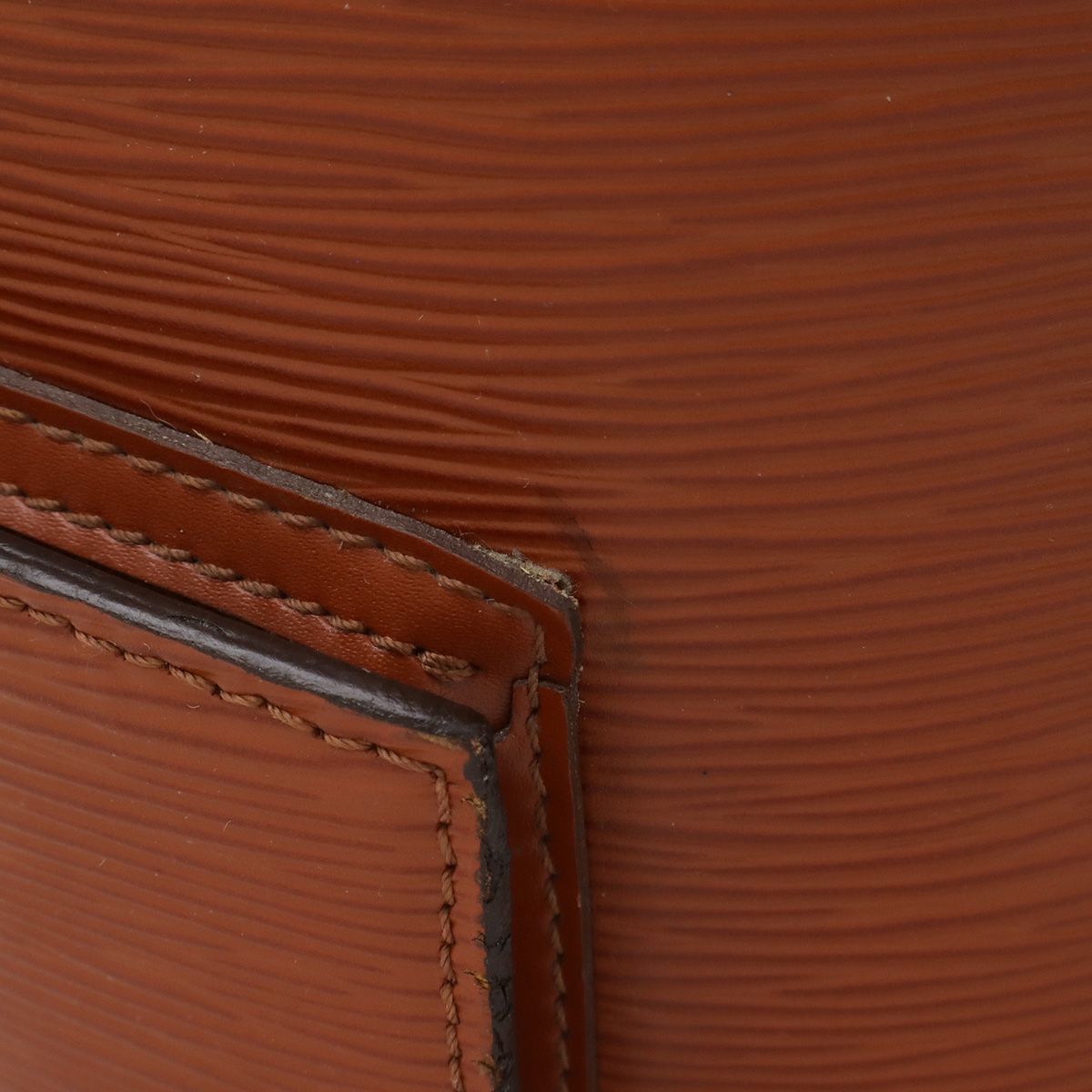 Louis Vuitton Epi Cobran Backpack Shoulder Bag Leather Kenya Brown — view 4
