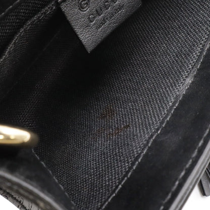 Gucci Micro Guccissima Emily Horsebit Chain Shoulder Bag Tassel Leather Black — view 7