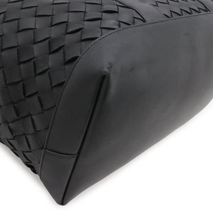 Bottega Veneta Intrecciato Tote Large Shoulder Bag Leather Black — view 3