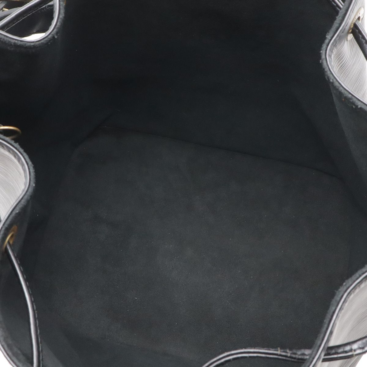 Louis Vuitton Epi Petit Noir Shoulder Bag Drawstring Black — view 6