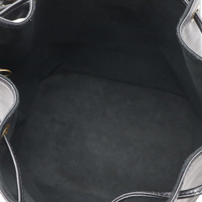 Louis Vuitton Epi Petit Noir Shoulder Bag Drawstring Black — view 6