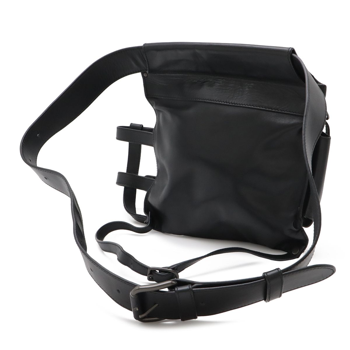 Bottega Veneta Intrecciato Waist Bag Leather Black — view 2