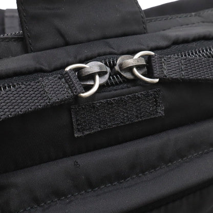 Prada Waist Bag Pouch Hip Nylon Nero Black Silver — view 4