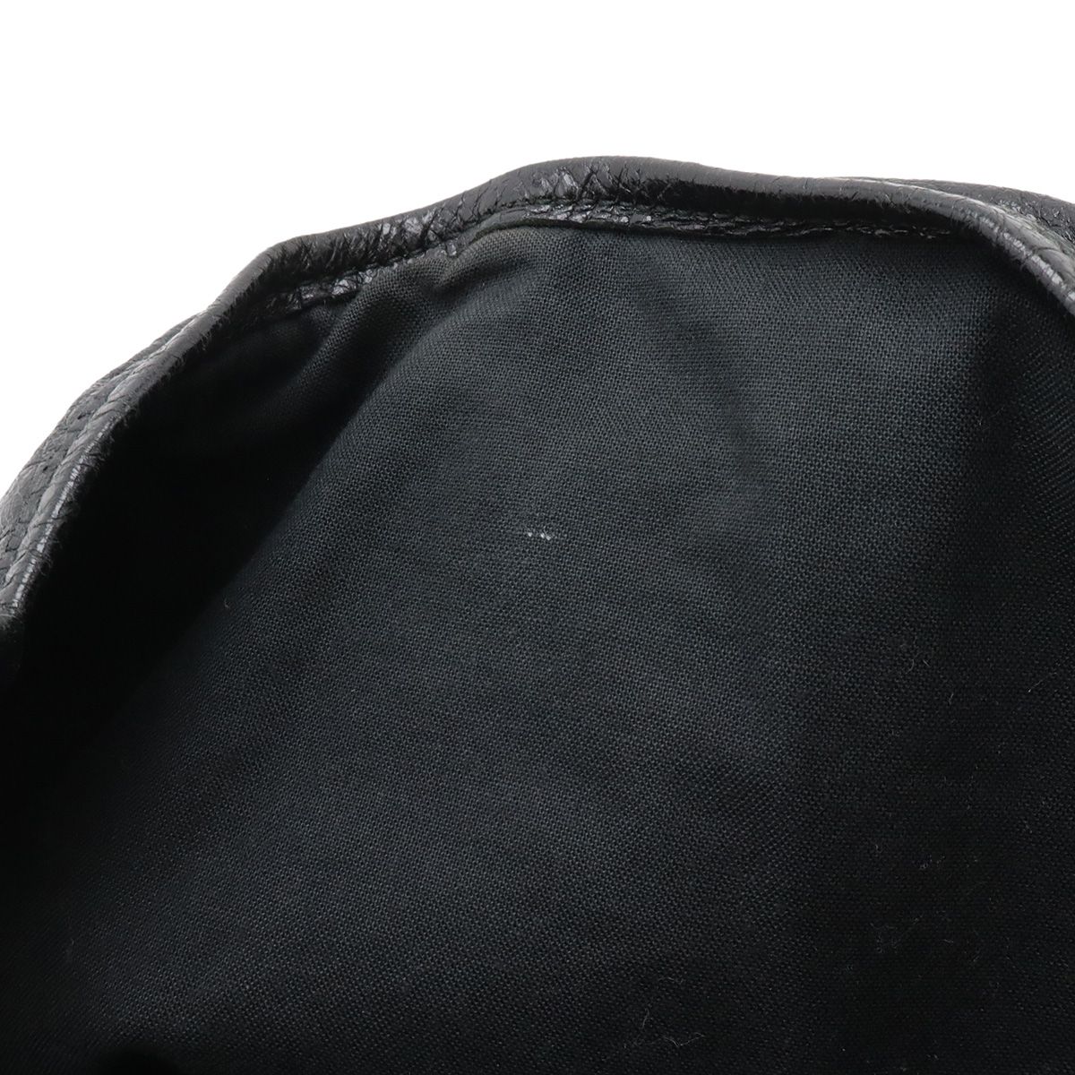Balenciaga Navy Cabas S Logo Tote Leather Black — view 8