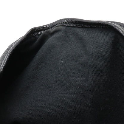 Balenciaga Navy Cabas S Logo Tote Leather Black — view 8