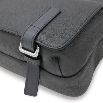 Loewe Anagram Military Messenger Bag XS Crossbody Leather Gray Silver — view 3