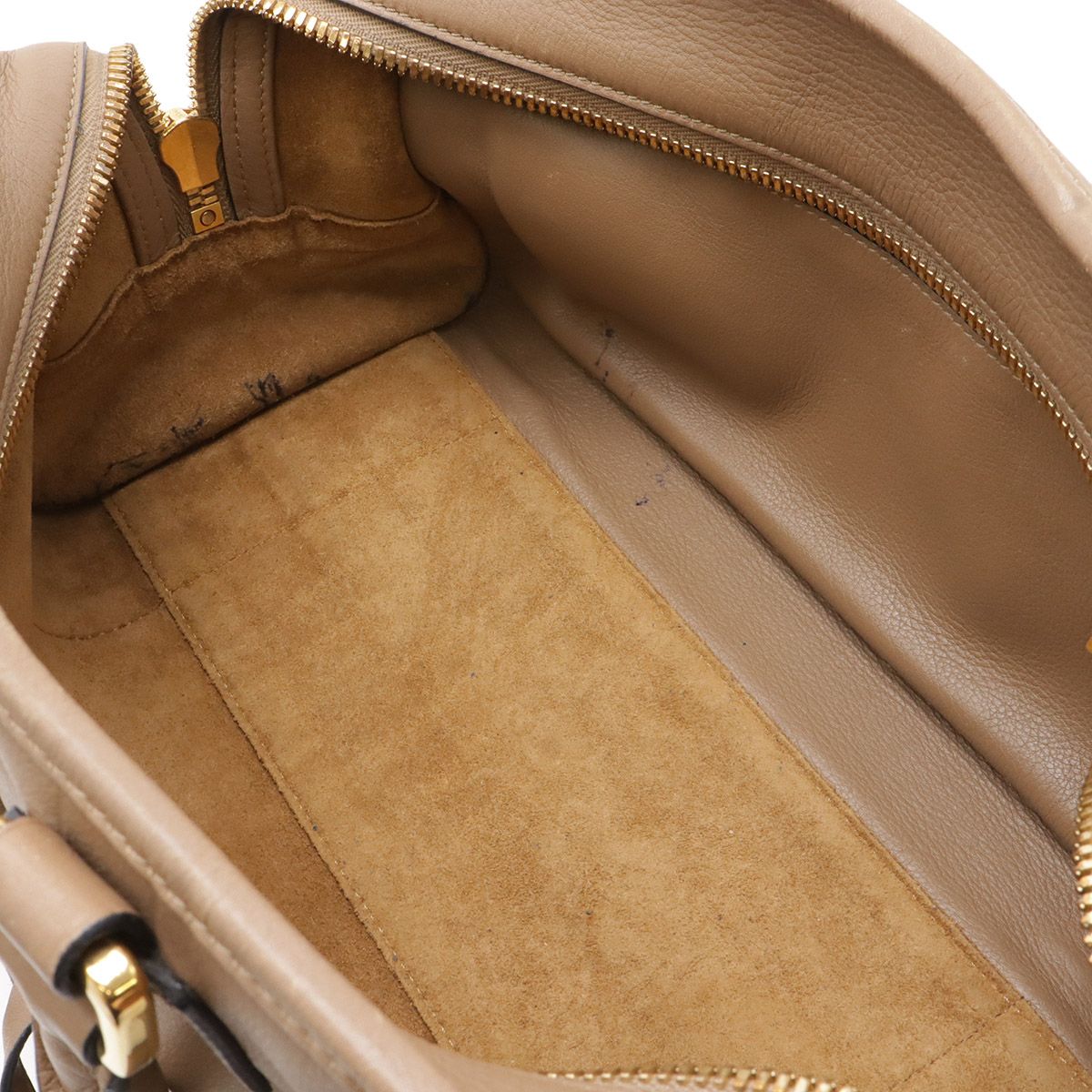 Loewe Amazona 28 Anagram Mini Boston Bag 2-Way Crossbody Leather Light Brown — view 8