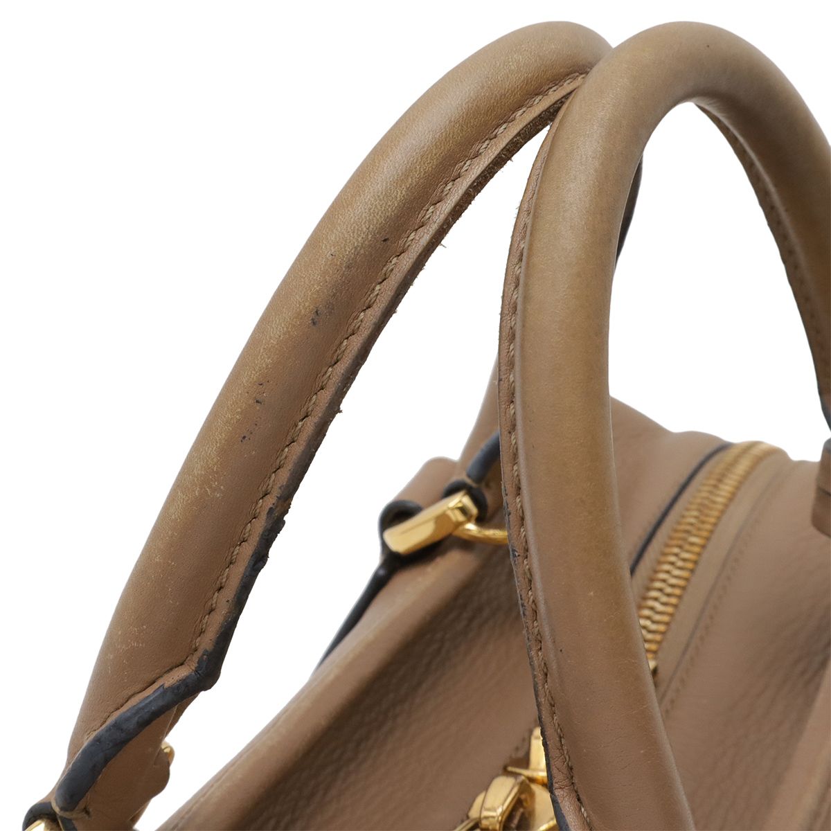 Loewe Amazona 28 Anagram Mini Boston Bag 2-Way Crossbody Leather Light Brown — view 5
