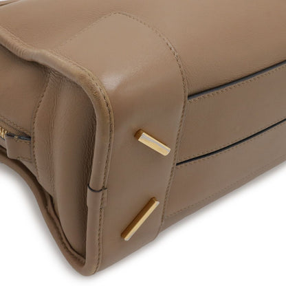 Loewe Amazona 28 Anagram Mini Boston Bag 2-Way Crossbody Leather Light Brown — view 3