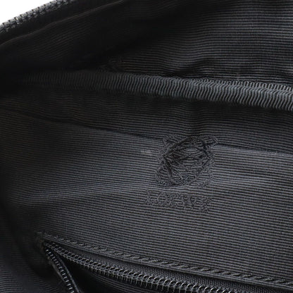 Loewe Amazona Anagram Boston Bag Leather Black Gold — view 8