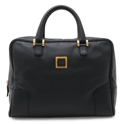 Loewe Amazona Anagram Boston Bag Leather Black Gold