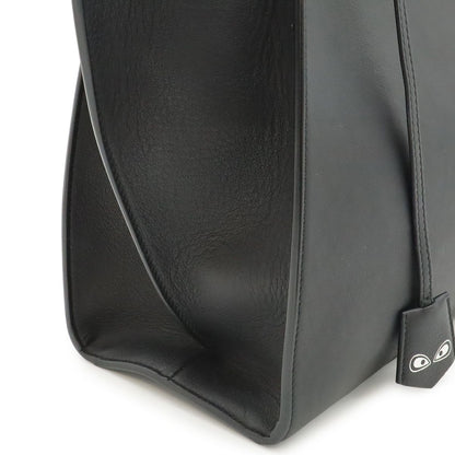 Fendi 2-Way Shoulder Bag Leather Black Silver — view 8