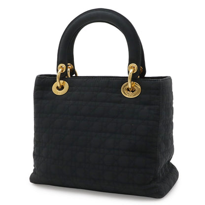 Dior Cannage Tote Nylon Black Gold — view 2