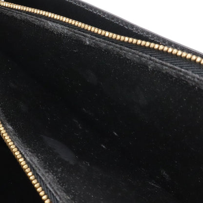 Louis Vuitton Epi Concorde Handbag Second Bag Leather Noir Black Gold — view 9
