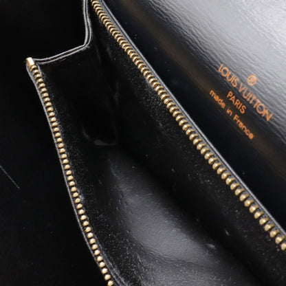 Louis Vuitton Epi Concorde Handbag Second Bag Leather Noir Black Gold — view 8
