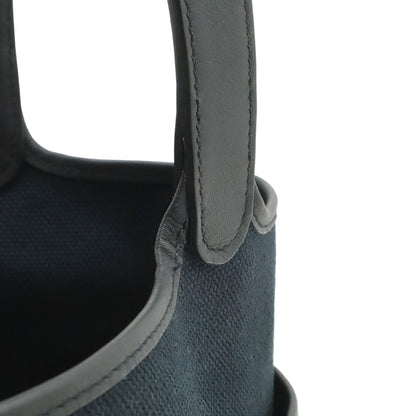 Hermes Picotin Lock PM Cargo Tote Toilego Elan Swift Leather Black Silver — view 8