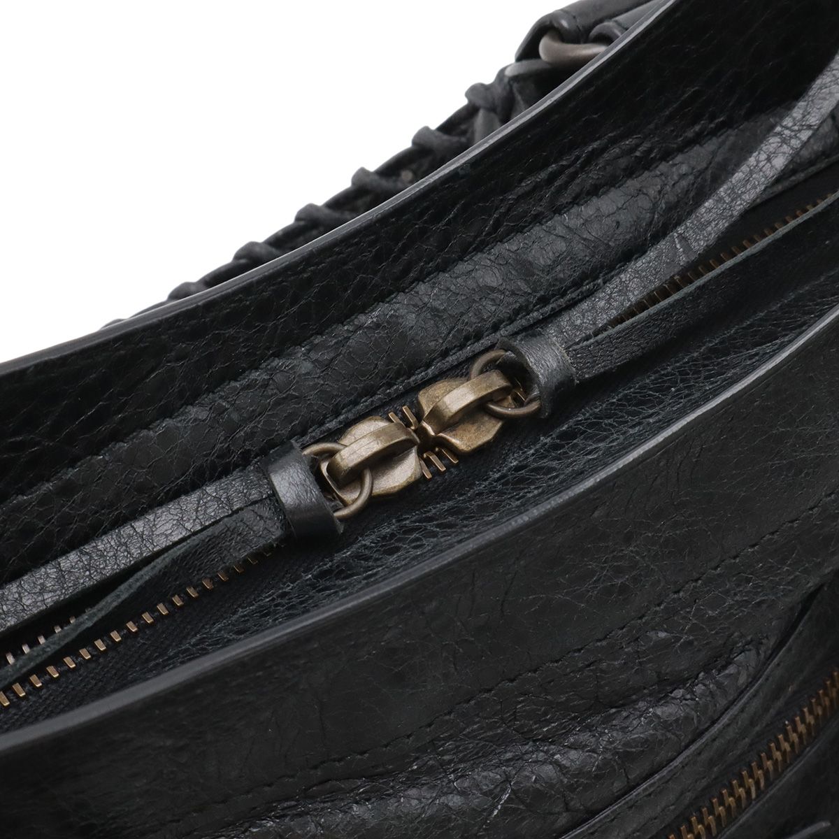 Balenciaga the Town Tote 2-Way Shoulder Bag Leather Black — view 4