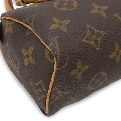 Louis Vuitton Monogram Mini Speedy Mini Bag Pouch Case — view 3