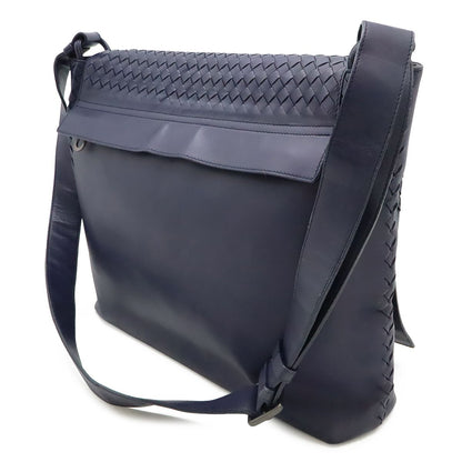 Bottega Veneta Intrecciato Messenger Bag Leather Dark Purple — view 2