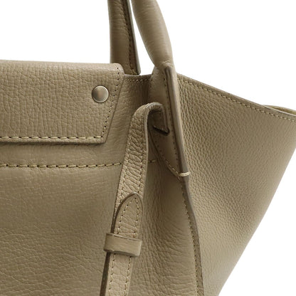 Celine Big Small 2-Way Shoulder Bag Crossbody Leather Gray Silver — view 8