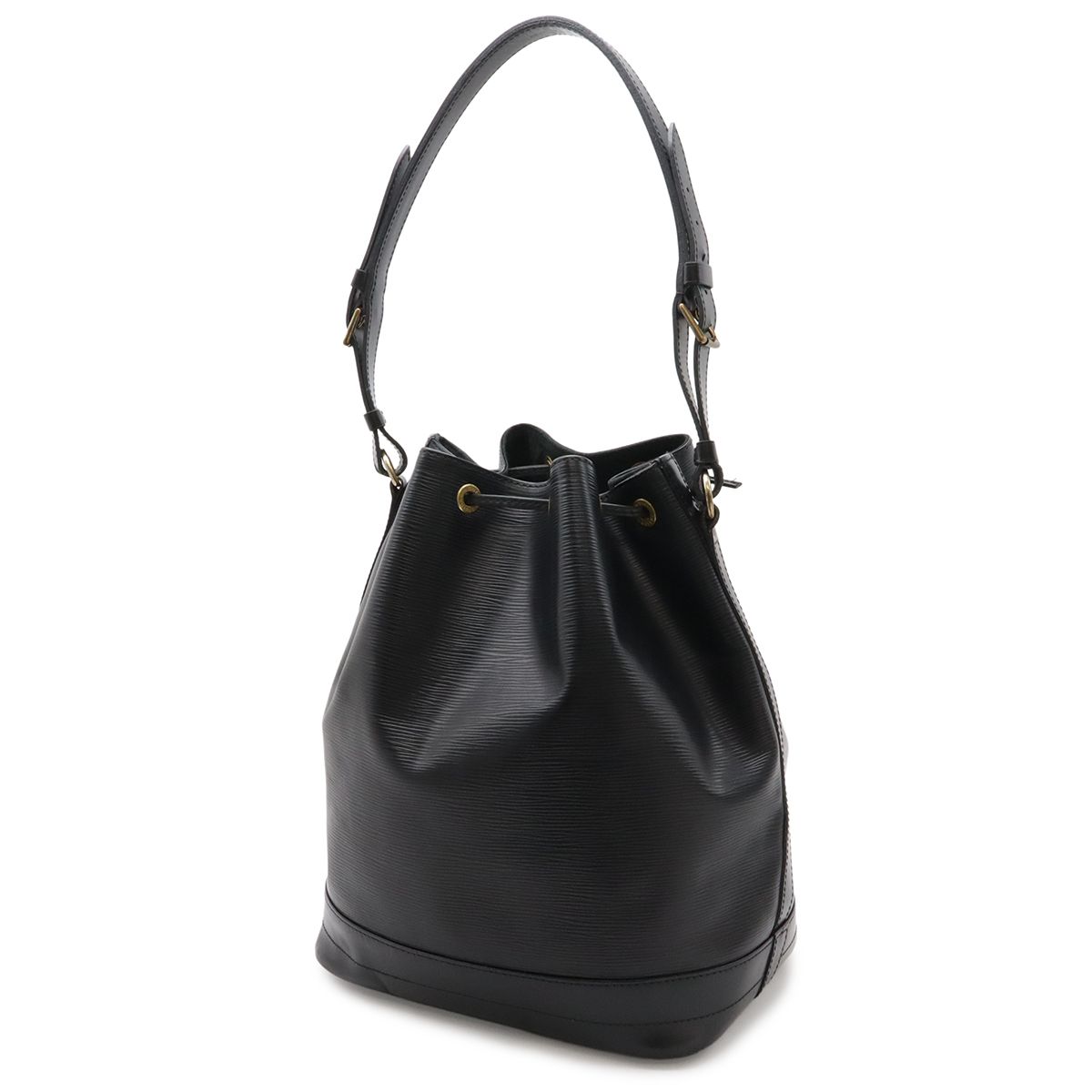 Louis Vuitton Epi Noe Shoulder Bag Drawstring Noir Black Gold — view 2