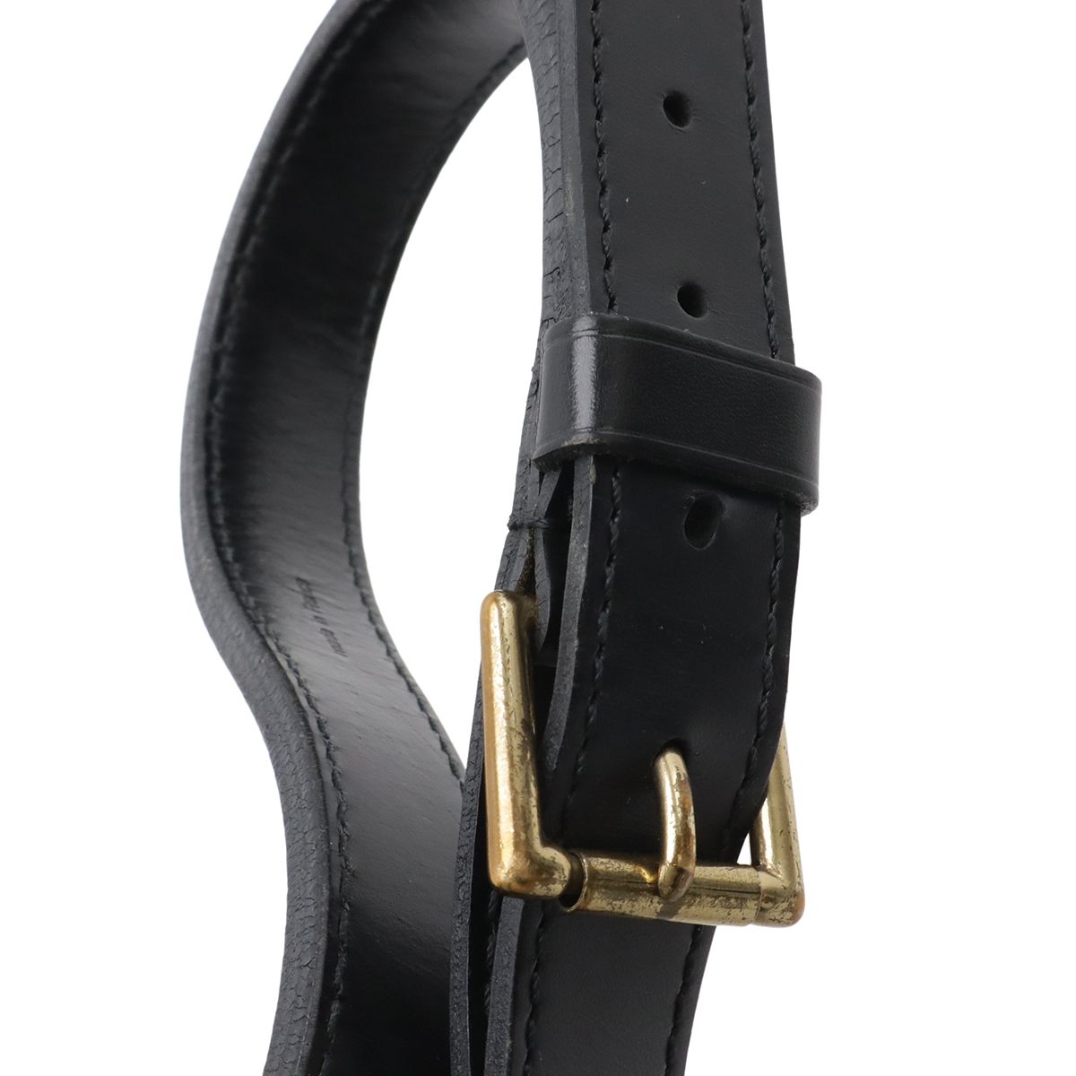 Louis Vuitton Epi Noe Shoulder Bag Drawstring Noir Black Gold — view 7