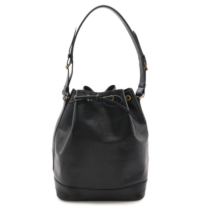 Louis Vuitton Epi Noe Shoulder Bag Drawstring Noir Black Gold