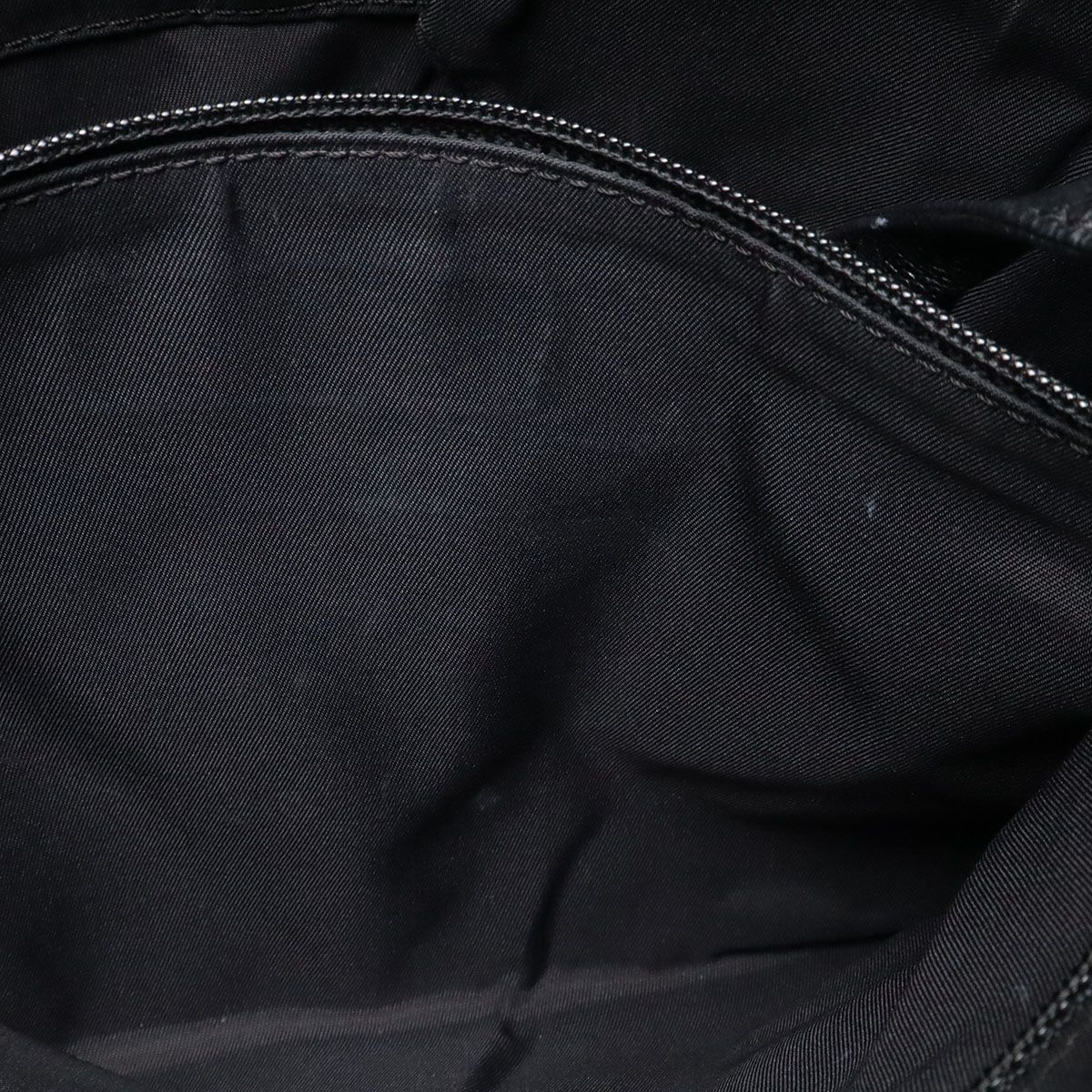 Chanel Paris Biarritz Tote PM Shoulder Bag Leather Black Silver — view 8
