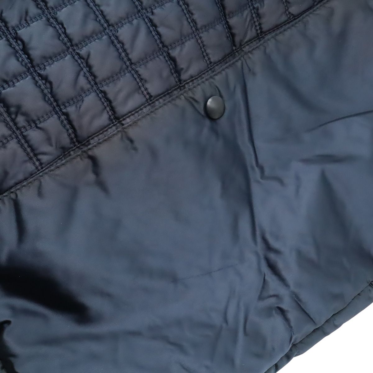 Chanel Sports Line CC Logo Messenger Bag Crossbody Quilted Nylon Navy Black — view 9