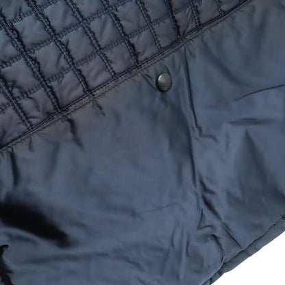 Chanel Sports Line CC Logo Messenger Bag Crossbody Quilted Nylon Navy Black — view 9