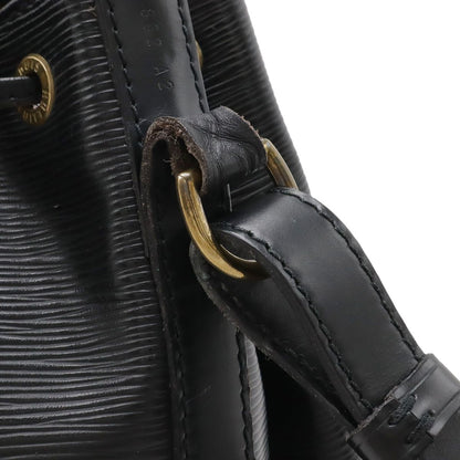 Louis Vuitton Epi Noe Shoulder Bag Drawstring Noir Black Gold — view 5