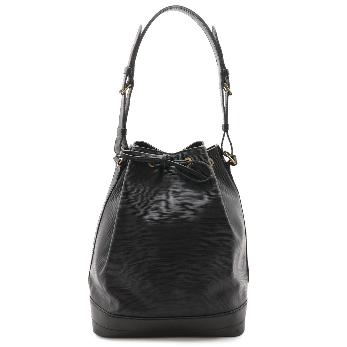 Louis Vuitton Epi Noe Shoulder Bag Drawstring Noir Black Gold