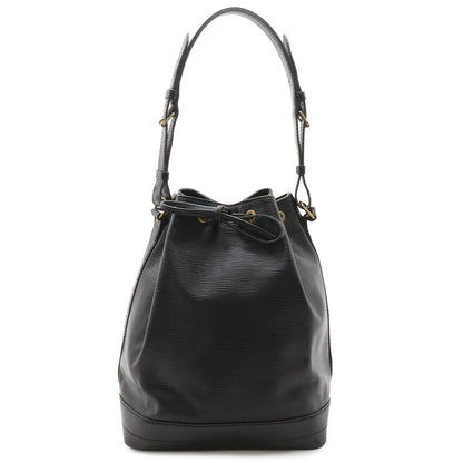 Louis Vuitton Epi Noe Shoulder Bag Drawstring Noir Black Gold