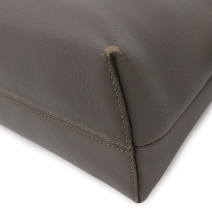 Fendi by the Way 2-Way Shoulder Bag Leather Gray Black Silver — view 3