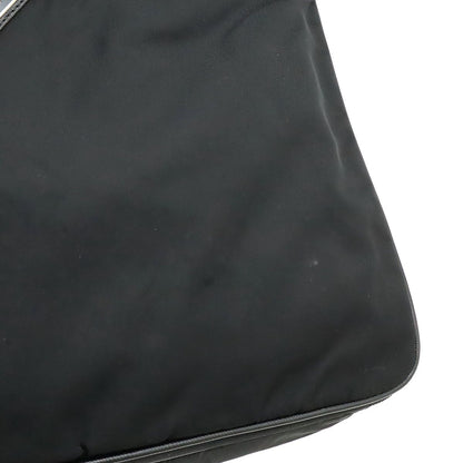 Prada Triangle Logo Business Briefcase 2-Way Shoulder Bag Nylon Nero Black — view 9