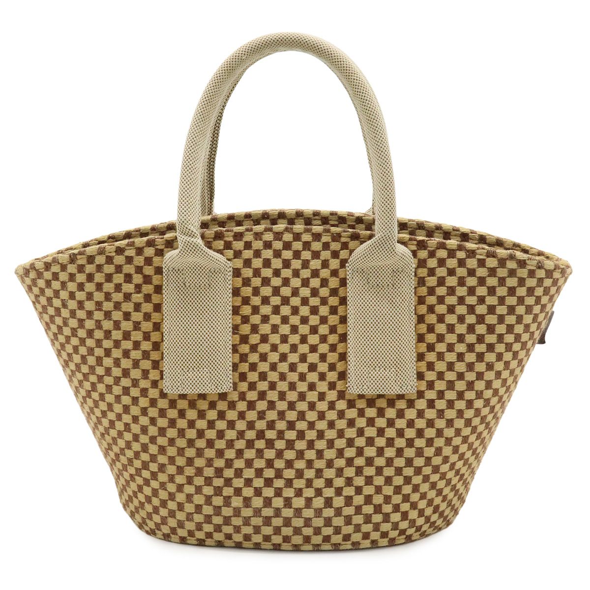 Hermes Panierbus PM Tote Linen Brown Beige