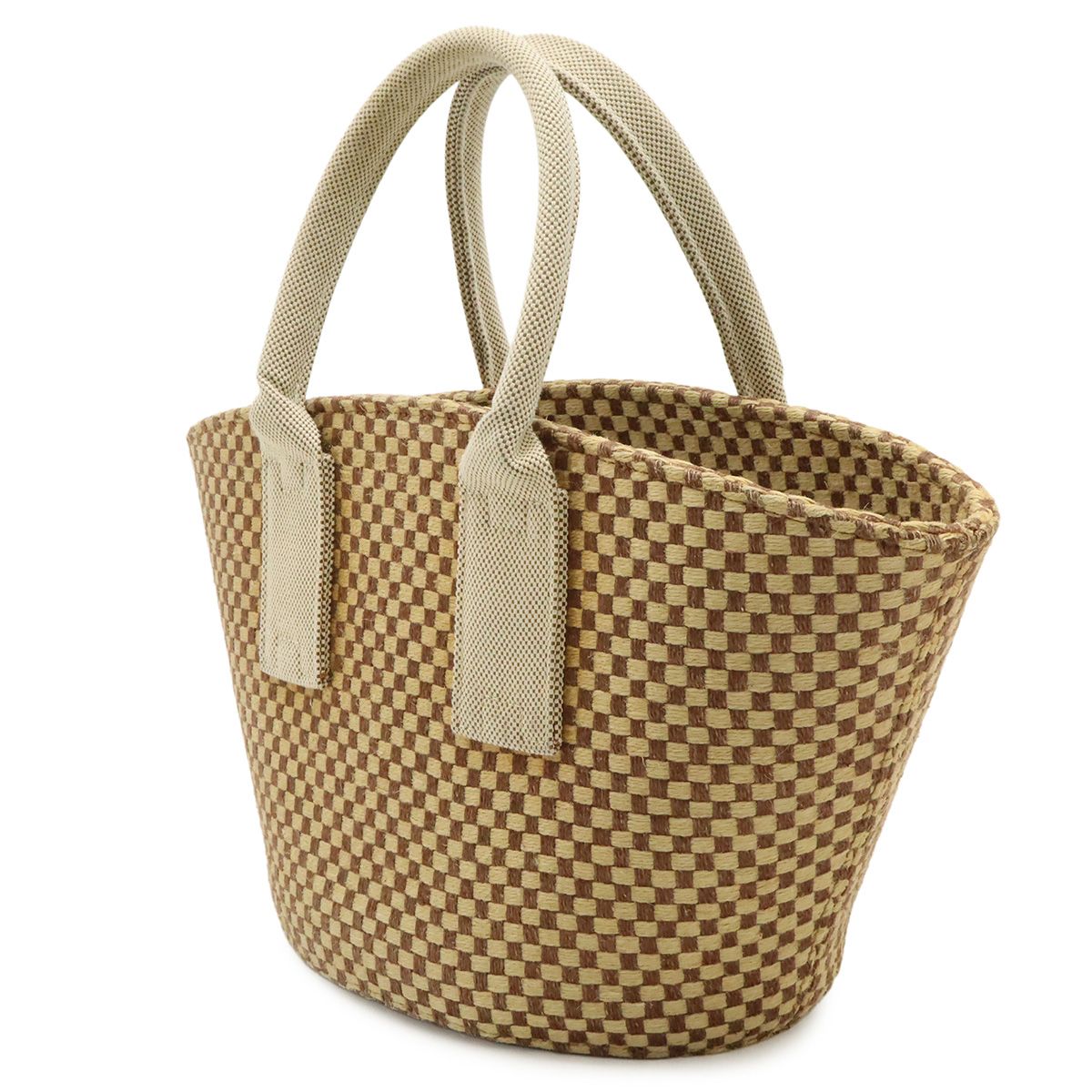 Hermes Panierbus PM Tote Linen Brown Beige — view 2