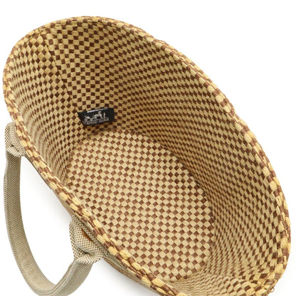 Hermes Panierbus PM Tote Linen Brown Beige — view 5