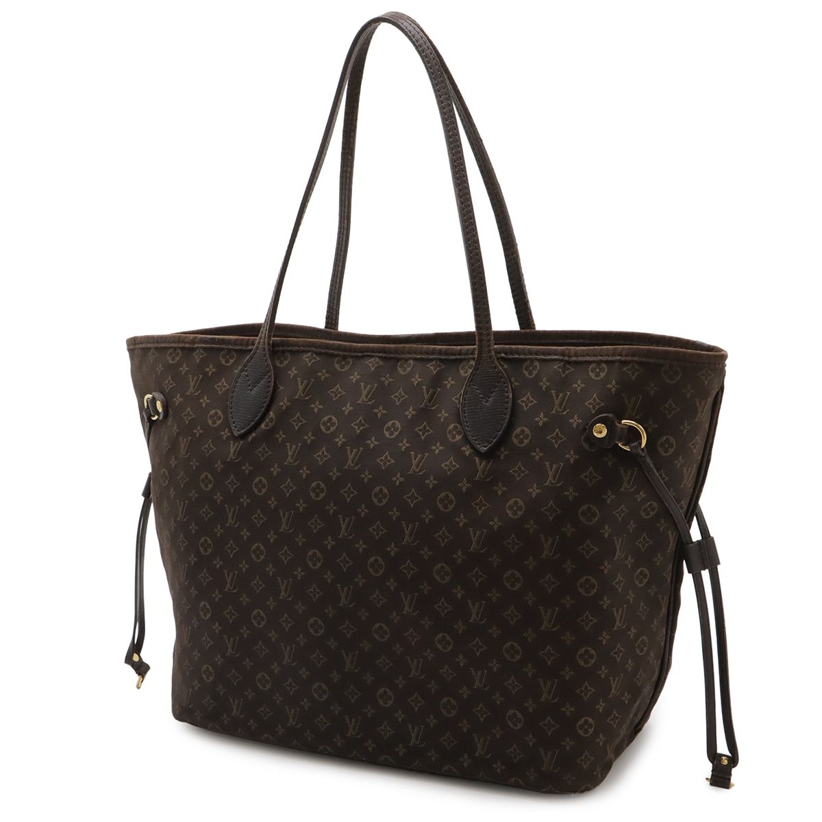 Louis Vuitton Monogram Idylle Neverfull MM Tote Shoulder Bag Canvas Fuzan Brown — view 2
