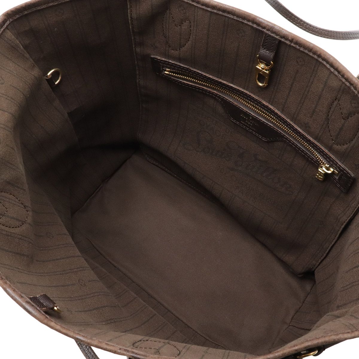 Louis Vuitton Monogram Idylle Neverfull MM Tote Shoulder Bag Canvas Fuzan Brown — view 6