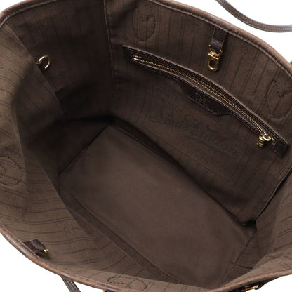 Louis Vuitton Monogram Idylle Neverfull MM Tote Shoulder Bag Canvas Fuzan Brown — view 6