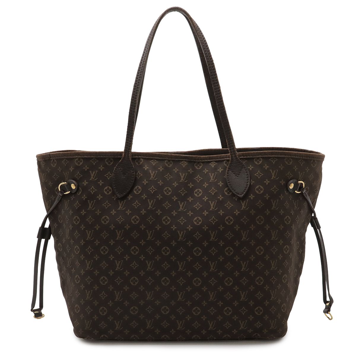 Louis Vuitton Monogram Idylle Neverfull MM Tote Shoulder Bag Canvas Fuzan Brown
