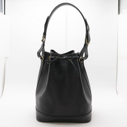 Louis Vuitton Epi Noe Shoulder Bag Drawstring Noir Black Gold