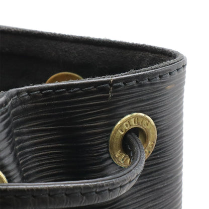 Louis Vuitton Epi Noe Shoulder Bag Drawstring Noir Black Gold — view 5